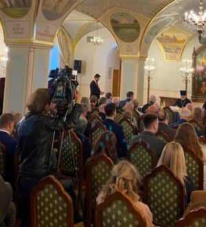 Елена Батурина приняла участие в презентации книги «Храм Христа Спасителя»