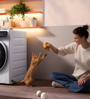 На российском рынке появилась весенняя новинка 2025 года — умная стиральная машина Roborock Zeo One